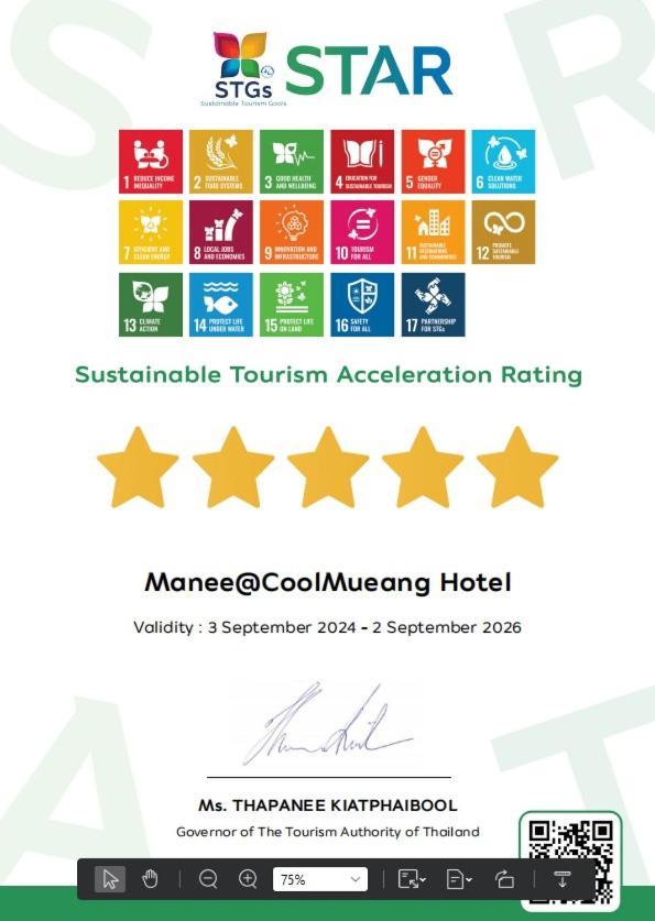 Manee Cool Mueang Hotel Chiang Mai Eksteriør billede
